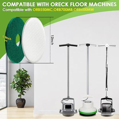 2 Pack 12" Floor Machine Pads Compatible - Image 2
