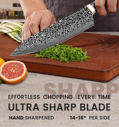 Knife Set, 15 Pieces Kitchen Knife Set - Image 7