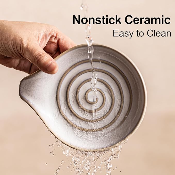 Ceramic Spoon Rest for Stove Top, Large Spoon Holder for Kitchen Counter - Image 4
