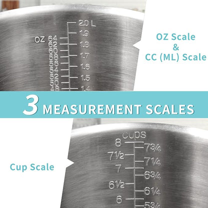 Measuring Cup, Newness Stainless Steel Measuring Cup - Image 2