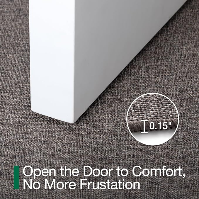 LUMI Ultra Thin Door Mat for Entryway, Easy Clean Welcome Entrance Mat for - Image 4