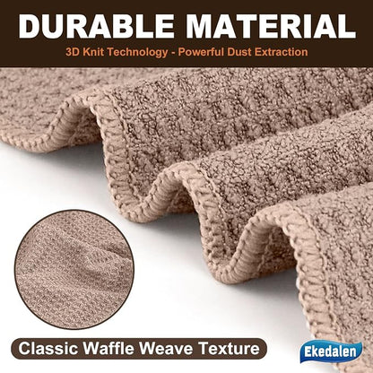 Microfiber Cleaning Cloth Waffle Weave - Image 3