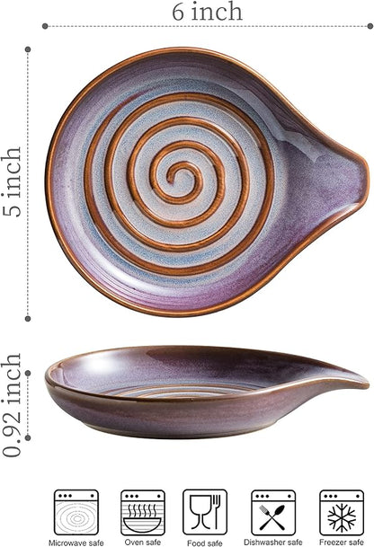 Spoon Rest, Ceramic Spoon Holder - Image 3