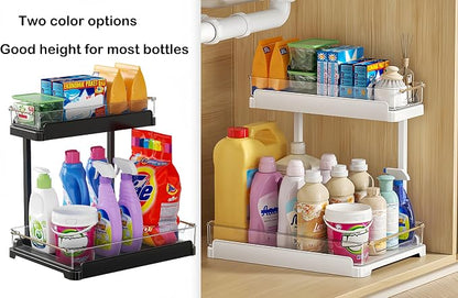 heart & home 2-Pack Under Sink Storage Organizer - Image 6