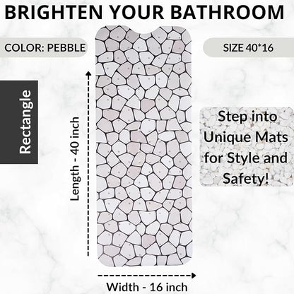 ENKOSI Bath Mat – Large 40 x 16 Inch Non-Slip Bathtub Mat - Image 6