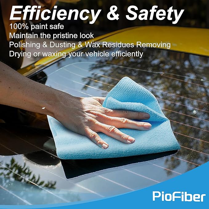 Shop Towels – 20 Pack Edgeless Microfiber Cleaning Cloths, Reusable Towels - Image 6