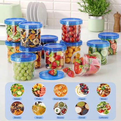 Freezer Storage Containers Set, Small Plastic Containers - Image 2