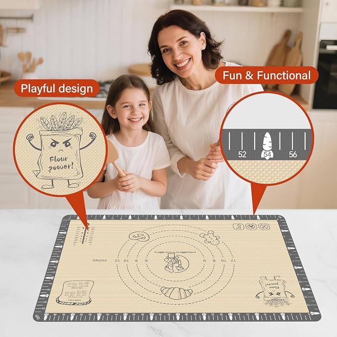 Extra Thick Silicone Mat for Baking Macaron, Silicone Baking Mat - Image 2