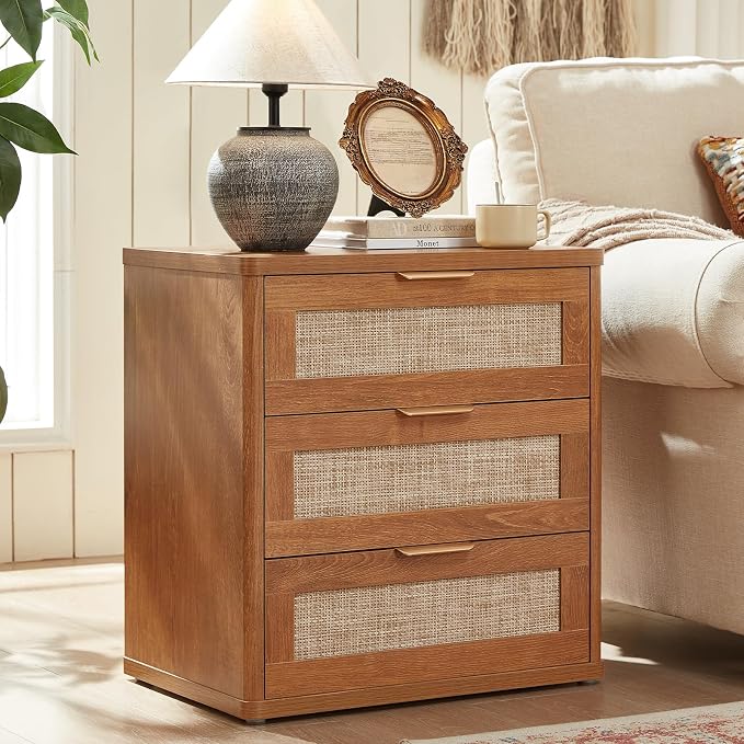 LEYAOYAO Rattan Night Stand by LEYAOYAO-Findtheshiningpointofyourideallife%EF%BC%81