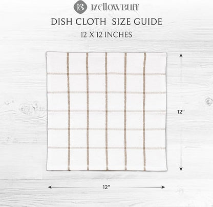100% Cotton Terry Dish Cloth & Dish Towel, 6 Pack, Super Soft and Absorbent - Image 4