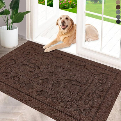 FONEYI Indoor Door Mat 36" x 59", Dirt Trapper Door Mats Non-Slip Entryway Rugs by FONEYI