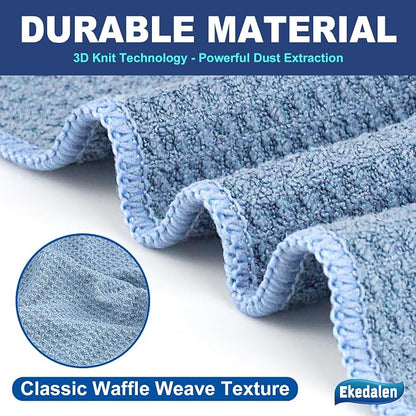 Microfiber Cleaning Cloth Waffle Weave - Image 3