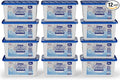 W&E Choice Moisture Absorbers, Portable Humidity Absorber Boxes for Your Bathroom, Closet & Car, Dehumidifier with Fragrance Free, 12 Pack
