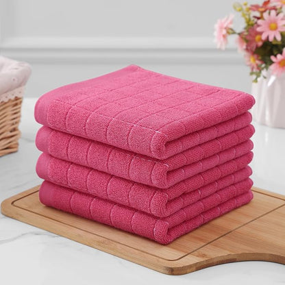 Homaxy 100% Cotton Terry Kitchen Towels, Checkered Designed, Soft and Super - Image 7