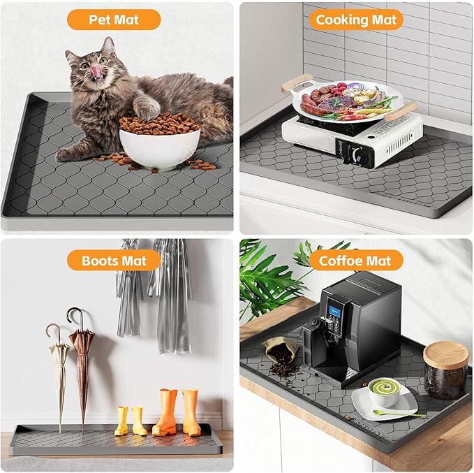 Winisok Silicone Under Sink Mat 40" x 22", kitchen Essentials and Gadgets - Image 5