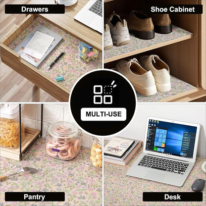 INNOLITES Non-Slip Shelf Liner – Cabinet & Drawer Liner Non-Adhesive – - Image 8