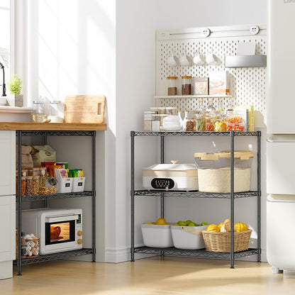Storage Shelves Adjustable Wire Shelving Metal Wire Rack Shelving Unit Storage - Image 8