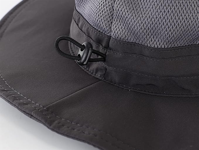 Connectyle Women's UPF 50+ Sun Hat UV Protection Wide Brim Bucket Hat Summer Beach Hats Fishing Hiking Outdoor Safari Hats