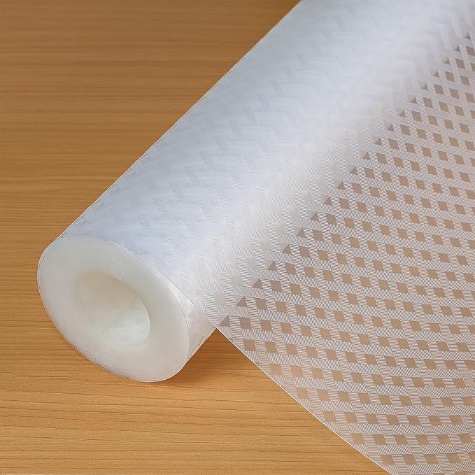 Shelf Liners 10 in x 20 ft EVA Drawer Mats, Non-Adhesive Cupboard Protector by Hersvin