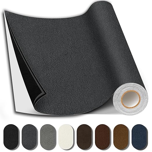 Suede Repair Patch, 17X79 Inch Fabric Large Repair Tape, Self-Adhesive Patches by SHAGOOM