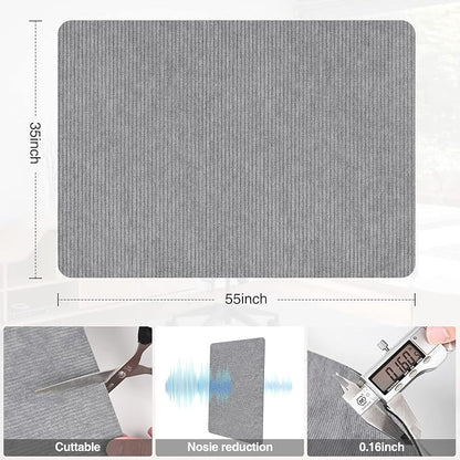Placoot Desk Chair Mat for Hardwood Floor & Tile 55"x35" Office Chair Mat for - Image 4