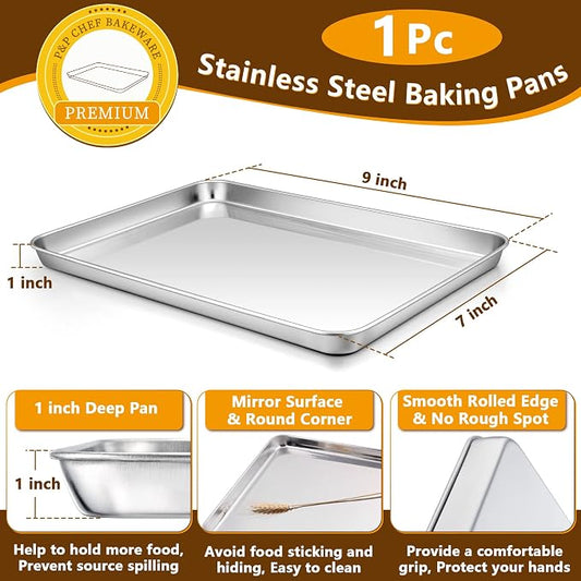 P&P CHEF 9 Inch Baking Sheet Pan - Image 2