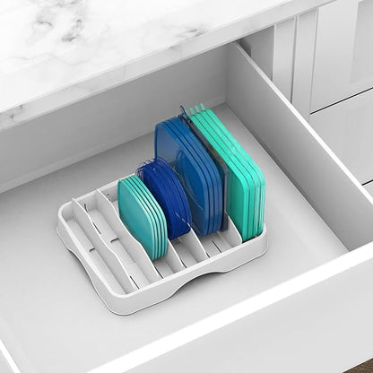 Simple Houseware Food Container Lids Storage Organizer - Image 5