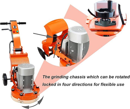 Floor Grinding Machine Cement Ground Grinder Grinding Epoxy Floor Paint and - Image 3