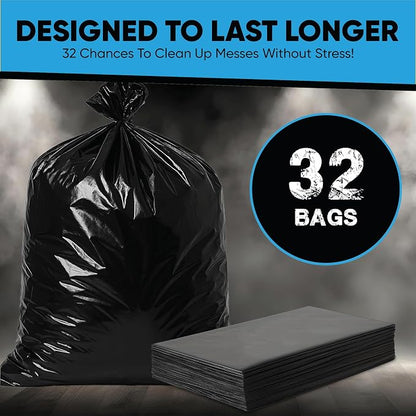 Contractor Garbage Bags 55 Gallon, Extra Large Trash Liners Construction - Image 3