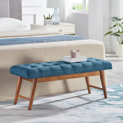 Amazon Basics Modern Haraden Upholstered Button-Tufted Bench - Image 10