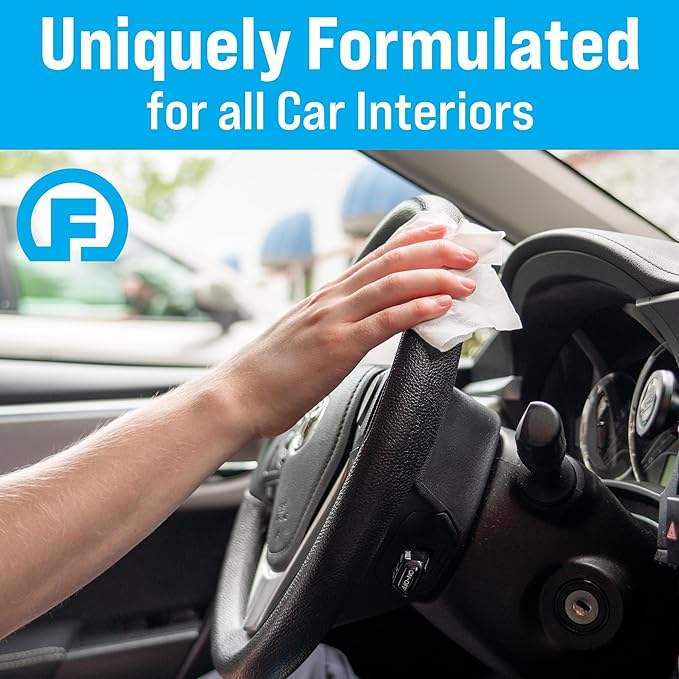 Fortress Car Interior Wipes for Car Interior Cleaning, and Steering Wheel - Image 2