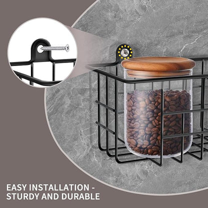 Spice Rack Organizer Wall Mount, Spice Organization Storage Shelf - Image 9