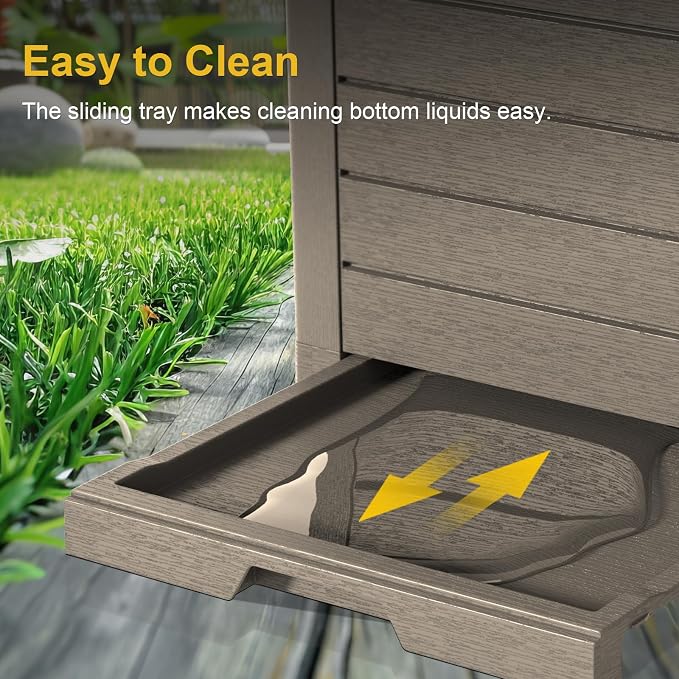 31-Gallon Outdoor Trash Can - Image 4