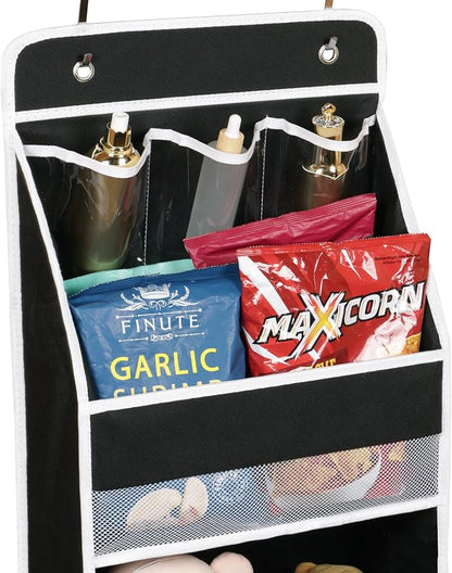 Univivi 5-Shelf Fabric Door Storage Over Door Hanging Organizer - Image 4