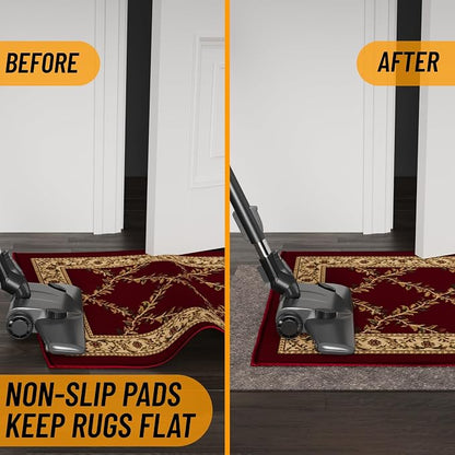Ottomanson 3' x 11' Non-Slip Rug Pad Gripper 1/4 Inch Thick Dual Surface Felt + - Image 3