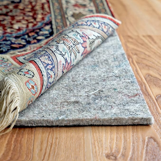 RUGPADUSA - Dual Surface - 7'x9' - 1/4" Thick - Felt + Rubber - Non-Slip by RugPadUSA