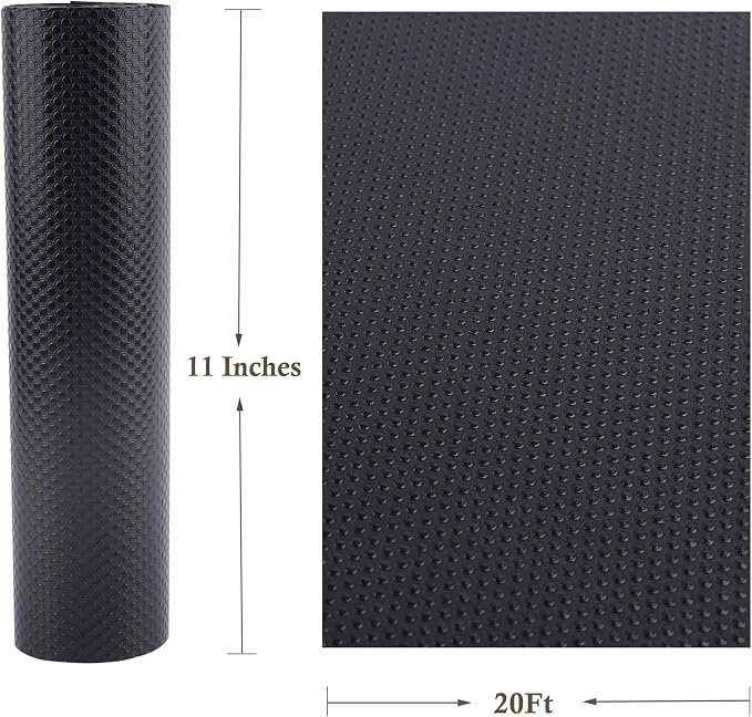 Cabinet Shelf Liner 11 Inch Wide X 20 Ft Non-Slip Kitchen Drawer Liners - Image 7