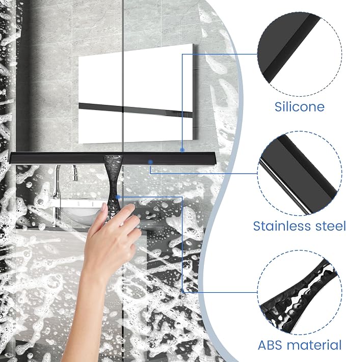All-Purpose Silicone Shower Squeegee - Image 5
