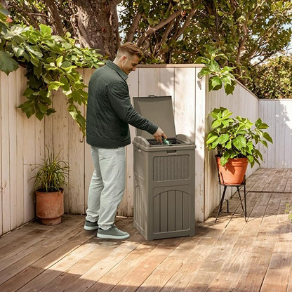 YESHOMY 4 Pack Outdoor Trash Can - Image 6