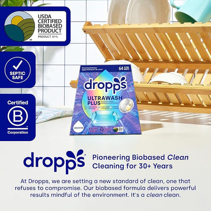 Dropps UltraWash Plus Dishwasher Detergent, Unscented - Image 6