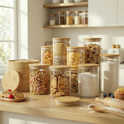 HomArtist 21oz - 4 Pack Glass Jars - Image 6