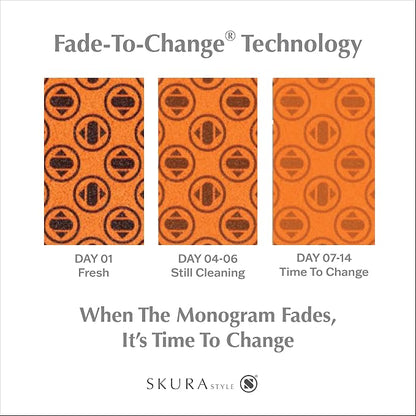 Skura Style Smart 4 Pack Odor Free Non-Scratch Scrub Pads - Image 5