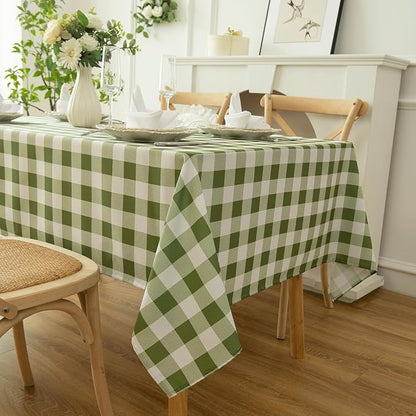 Classic Gingham Buffalo Tablecloth Fabric - Image 3