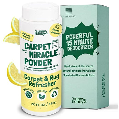 Sunny & Honey Carpet Deodorizer Powder - 20 Oz by SunnyHoney