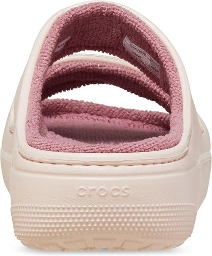 Crocs Unisex Adult Classic Cozzzy Towel Sandals, Fuzzy Slippers and Slides - Image 2