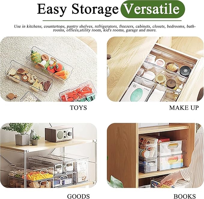 bealy Stackable Clear Storage Drawer - Image 7