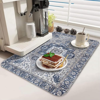 Dish Drying Mat for Kitchen Counter 2 Pack - Image 3