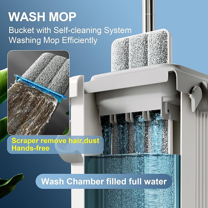 JOYMOOP Mop and Bucket with Wringer Set - Image 2