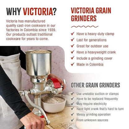 Victoria 6.5-Inch Cast Iron Skillet, Pre-Seasoned Cast-Iron Frying Pan - Image 7