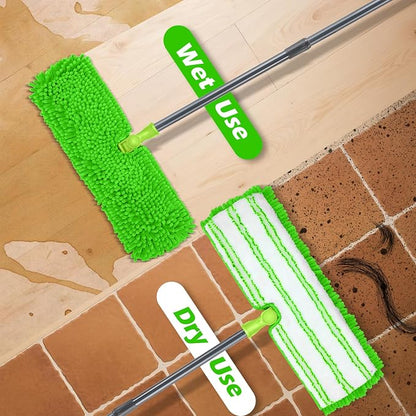 MASTERTOP Microfiber Mops for Floor Cleaning, Double-Sided Dust Mop - Image 5